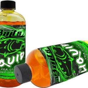 Angel-Berger Magic Baits Liquid Aroma Dip in der Sorte Scopex - Tigernuts, 500ml, präsentiert in auffälliger Flasche für Angler zur Köderverfeinerung.