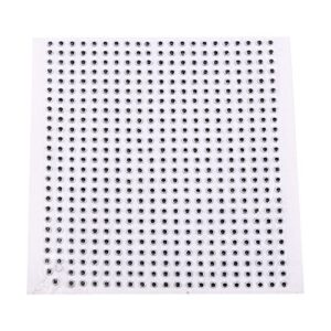 500 Stück 3D Fischaugen für Angelhaken in Silber, perfekt für die Verbesserung von Kunstködern, Durchmesser 4 mm.