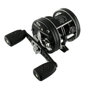 Abu Garcia Ambassadeur Svartzonker Angelrolle Größe 13 mit modernem Design in Schwarz und präziser Schnurführung für Sportangler.