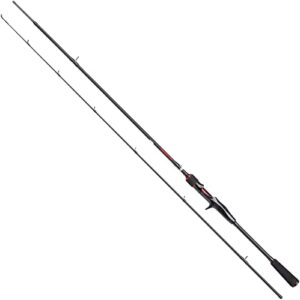 Abu Garcia Vendetta V3 Casting Rute in Schwarz, 2.13 m Länge und 10-30 g Wurfgewicht, ideal für Angeln auf Hecht, Barsch und Zander.