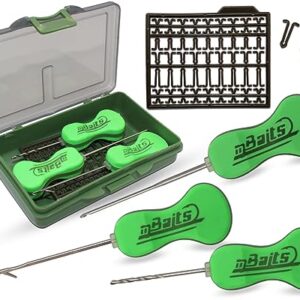 Angel-Berger Magic Baits Boilie Needle Set in praktischer Box mit Boilienadeln und Boiliestopper für Karpfenangeln