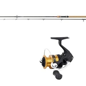 Hochwertiges Angelset bestehend aus der Daiwa Ninja Spin Angelrute mit 3,00m Länge und 30-60g Wurfgewicht sowie der Shimano FX 4000 Rolle, ideal für Spinnfischen.