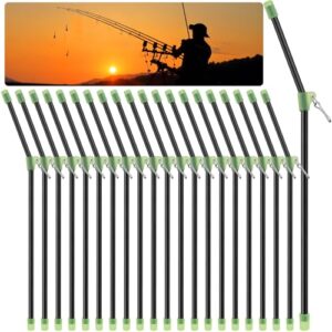 20 Stück Anti Tangle Fishing Boom Tube Set mit Wirbel, Abstandshalter für Karpfenangeln, verhindert Verheddern von Haupt- und Nebenleinen.