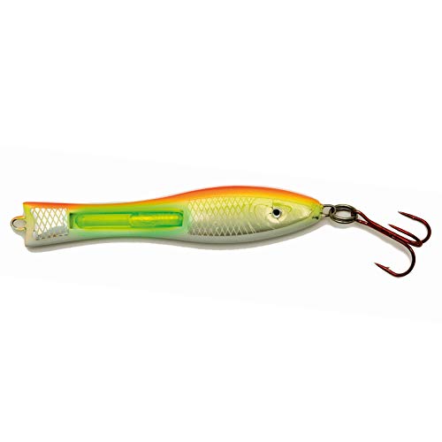 Behr Angeln Pilker für Knicklicht, 200 g, in roter Farbe, ideal für die Jagd auf verschiedene Fischarten