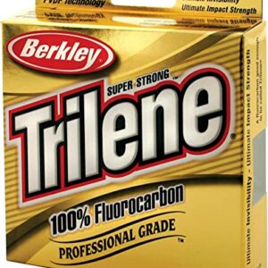 Berkley Trilene Angelschnur 100% Fluorocarbon mit 0,52 mm Durchmesser und 16,5 kg Tragkraft in ansprechender Verpackung.