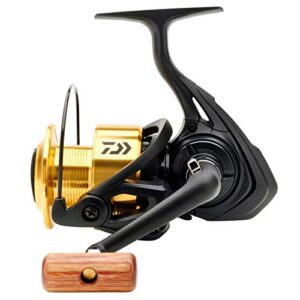 Daiwa Allround Angelrolle GS LTD 4000 mit modernem schwarz-goldenem Design und funktionalem Aufbau für Sportfischer.