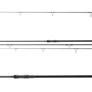 DAIWA Black Widow XT Carp Angelrute, 3,60 m, 12 ft, 3,00 lbs, drei Teile mit ergonomischem Griff und Rutenringen, ideal für Karpfenangeln