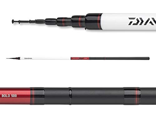 Daiwa Ninja Bolo 5.00m -25g, teleskopische Angelrute mit ergonomischem Griff und hochwertiger Verarbeitung für anspruchsvolle Angler.