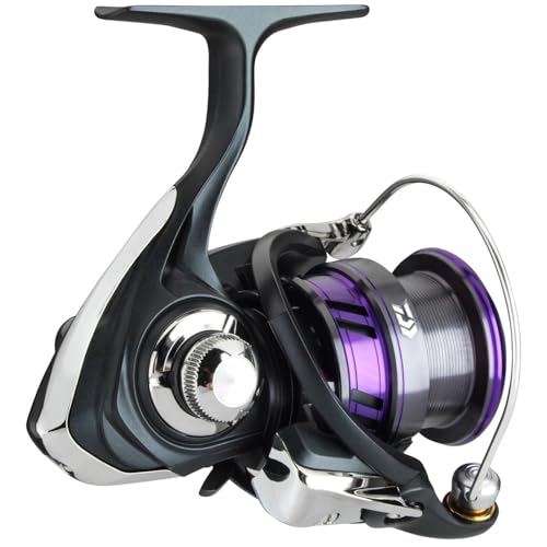 Daiwa Prorex X LT4000-C Spinnrolle für das Angeln mit Kunstködern, ideal für Zander und Hecht, in modernem violetten Design