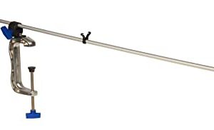 DAM Unisex-Adult Transducer Pole in Schwarz mit einer Länge von 120 cm, ideal für Angler. Robust, langlebig und einstellbar, ermöglicht einfaches Befestigen am Heck von Angelbooten.