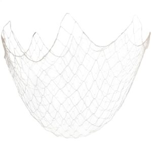 Naturfarbenes Deko Fischernetz von 100 x 200 cm als Wanddekoration und Foto-Halter im maritimen Stil