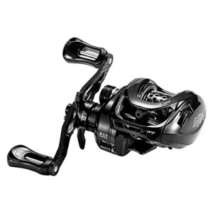 DOVIELLO BMC100 BFS Baitcaster Rolle mit Drag Clicker und hochpräziser Bauweise für Angler