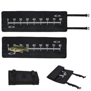 Faltbare Angeln Abhakmatte mit Maßband, 98x30 cm, ideal zum Schutz und zur Messung von Fischen für Angler
