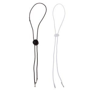 Gwxevce 10PCS Flexible entfernbare elastische Hut-Kinn-Schnur-Bügel in Weiß für sicheren Halt beim Outdoor-Sport