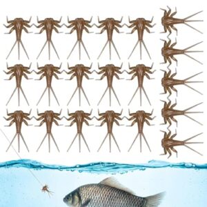 Ultrarealistische Mayfly Köder für die Forellenfischerei, handgebunden und perfekt gestaltet, um Fische anzulocken.