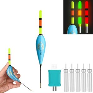 Hekasvm LED Posen Angeln mit aerodynamischer Form, wasserdicht und farbwechselnd, ideal für Tag- und Nachtangeln.