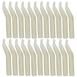 Keenso 100PCS Anti Ärmel Karpfen Hakenhülsen aus hochwertigem PE-Material, 20mm, in hellgrün, ideal für Karpfenangeln und zur Vermeidung von Verheddern der Angelausrüstung.