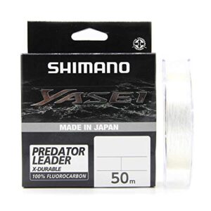 Line Yasei Fluoro Leader 50m 0,35mm 8,08kg grau - Hochwertige fluorocarbon Schnur für Angler mit hoher Zugkraft und geringer Sichtbarkeit im Wasser.