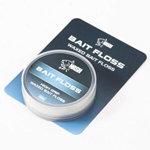 Nash Waxed Bait Floss T8014: Hochwertige Vorfachschnur für Karpfenangler, ideal für verschiedene Ködermethoden mit erhöhter Stabilität und geringer Sichtbarkeit.