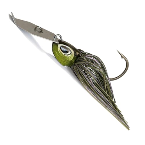 Nays WRRR - Bladed Jig Spinnköder in Farbe H-02 mit attraktivem Design, ideal für das Angeln auf Barsch, Zander und Hecht. Enthält einen stabilen #1/0 Haken.