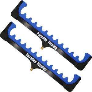 Paradox Fishing Feederrutenhalter 31cm - robuster und stabiler Rutenhalter für Feeder-Angler, geeignet für verschiedene Wetterbedingungen, inklusive zwei Feederauflagen.