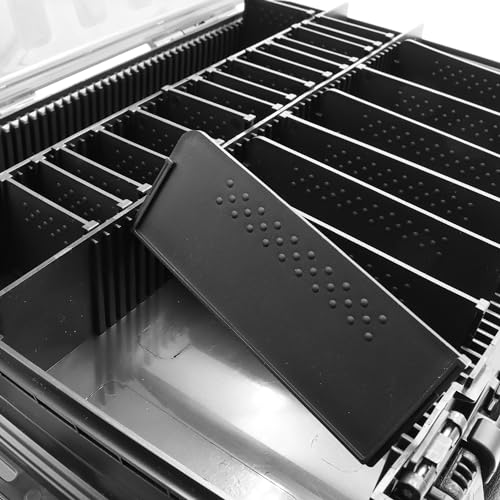 Pro Tackle Lure Safe PRO SV 308 Angelkoffer mit flexibler Innenaufteilung für optimale Organisation von Angelausrüstung und Zubehör.