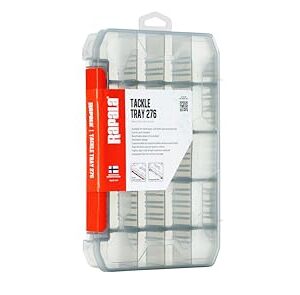 Rapala Unisex-Adult Box of Fishing - praktische und langlebige Aufbewahrungslösung für Angelzubehör mit mehreren Fächern und robustem Design, 27,6 x 18 x 4,3 cm