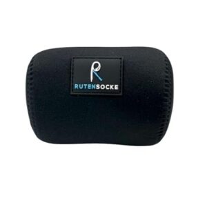 PHEIL Rutensocke Rollentasche Multi S für die sichere Aufbewahrung und den Transport kleiner Multirollen mit den Maßen 9cm x 6cm, hergestellt aus strapazierfähigem Neopren.