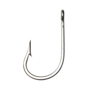 Team Norway Edelstahl Tuna Hook Größe 11/0, robuster Anglerhaken aus hochwertigem Edelstahl für Thunfischangeln, korrosionsbeständig mit scharfer Spitze.