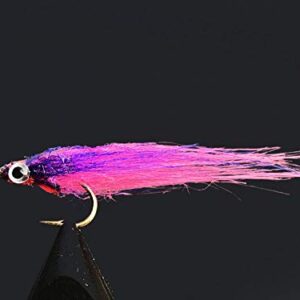 Tigofly Fliegen-Set mit 12 Stück Pink Olive UV Polar Fry Fliegen in verschiedenen Farben für das Fliegenfischen auf Forelle und Lachs, Größe #8.