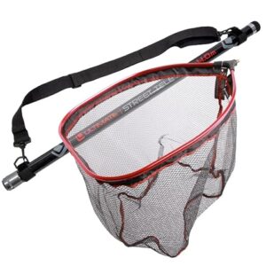 Ultimate Streetfishing Unterfangkescher mit teleskopischem Stab, ideal für das Fischfangen in städtischen Gewässern und robustes Design für Angler.