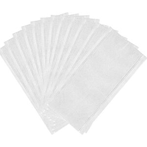 100 Stück wasserlösliche Baits Bags PVA Beutel in transparentem Design, ideal für die Verwendung beim Angeln mit Karpfenködern.