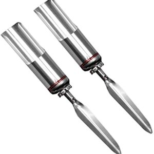 YIYICO Angelrutenhalter aus rostfreiem Edelstahl, zusammenklappbar und tragbar, ideal für Angler bei verschiedenen Outdoor-Aktivitäten.