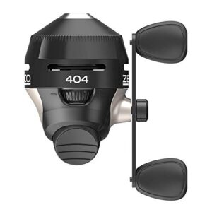 Zebco 404MBK.BX3 Süßwasser Spincast Spule mit ganzmetallischem Getriebe, ergonomischen Griffen und moderner, robuster Bauweise, ideal für Angler.