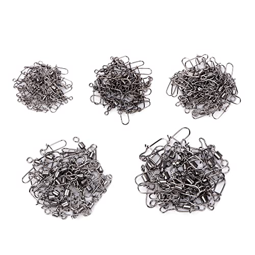 Zite Fishing Sicherheits-Wirbel-Set mit 150 hochwertigen Angelwirbeln und Schnur-Stopper in einer praktischen Aufbewahrungsbox. Ideal für Angler, die für verschiedene Fischarten gerüstet sein möchten.