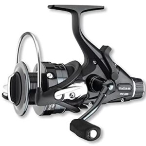 Cormoran VeyCor-BR 7PiF 6000 Angelrolle in Schwarz und Silber mit ergonomischem Design und robuster Konstruktion für leidenschaftliche Angler.