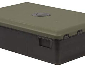 Robuste Korda Angelgerätebox für Karpfenangeln, vielseitiges Aufbewahrungssystem für Terminal Tackle mit intelligenten Fächern und robuster Qualität.