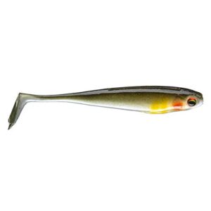 Kleinere, goldfarbene Fischschale aus der Prorex-Mikro-Serie von Daiwa, 4,5 cm lang