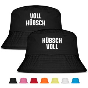 Zwei Fischerhüte, ein für den Sommer geeignetes Geschenk mit verschiedenen Farben und Sprüchen. Unisex und vielseitig einsetzbar als Anglerhut oder Sonnenhut.