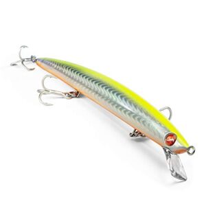 Hochwertiger Angelköder Mommotti 180 SS GBA SW für Meer und Gewässer mit langer Stange und kleinem Kopf aus hochwertigem Material, ideal für jeden Angler