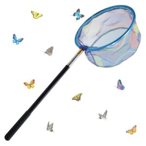 Kinder-Fischernetz mit Teleskopstange und Schmetterlingsnetz, ideal für Outdoor-Aktivitäten wie Fischen am Strand oder im Teich