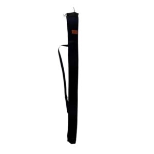 Sonnenschirm Regenschirm Tasche für Outdoor-Aktivitäten, faltbar und leicht zu tragen, mit genügend Platz für Angelruten und Zubehör, Oxford-Stoff, Schwarz