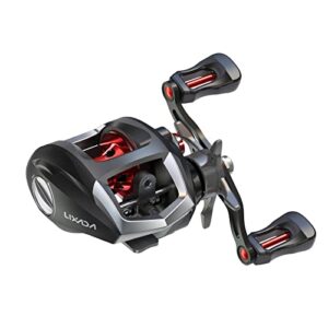 Baitcasting Angelrolle mit magnetischem Bremssystem und korrosionsbeständigem Metall für den Fischfang