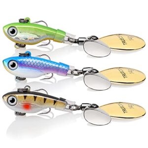 TRUSCEND Spoon Spinnköder Angelköder Kunstköder Fische Angeln Set Hecht Zander Forelle Blinker Swimbait Angelzubehör Süßwasser Salzwasser Angelset
