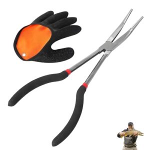 Angelzange und Angelhandschuhe für Hände vor Schutz, perfekt für Haushalte, Reparaturwerkstätten, Baugewerbe und Fischerei