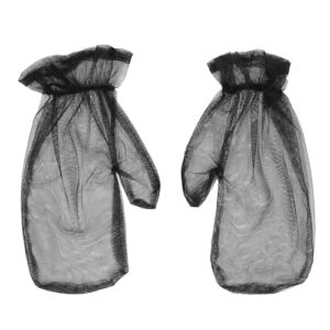 Tokaneit Mückenschutzhandschuhe, Anti-Mücken-Handschoenen mit Netzgewebe, strapazierfähig und atmungsaktiv, ideal für Camping, Wandern und Outdoor-Aktivitäten