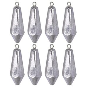 Bleigewichte für Süßwasser Casting, Drop Shot Blei Sinker, Angelzubehör Set, 60g 8 Stück, qualitativ hochwertige Angelblei Gewichte