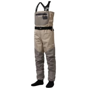 Atmungsaktive Wathosen für Herren - Wasserdichte Fischerei-Hose mit großem Beutel und praktischen Schlaufen