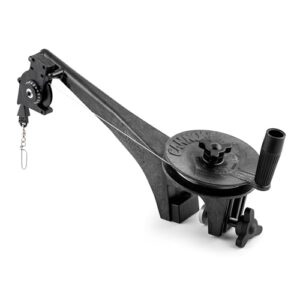 CANNON Manueller Downrigger Mini-Troll - Kompakt für Jon Boote und Kanus, Horizontale Rolle und mehr