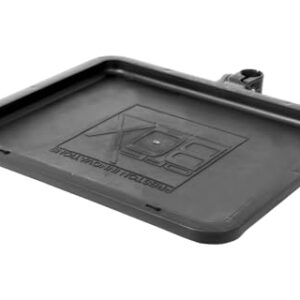 Preston Offbox 36 Super Side Tray - Seitenablage für Angelköder und Zubehör, Ablage mit schwarzer Farbe und abwinkelbaren Seiten
